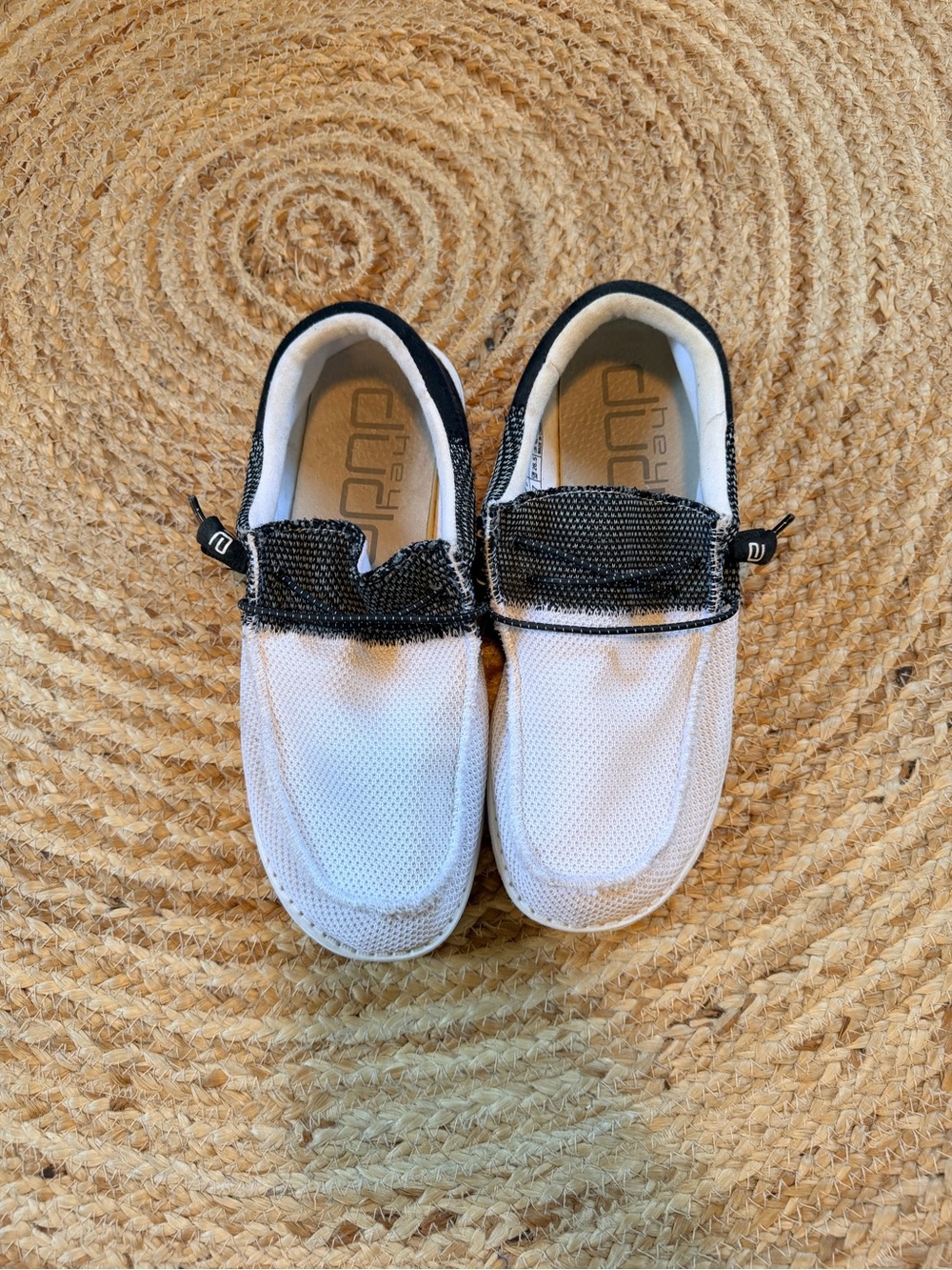 HEYDUDE Men’s Wally Sox Funk Black Ice Slip-On Shoes
